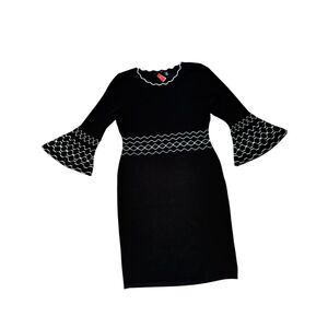 nina leonard tie waist fit & flare sweater dress Nina Leonard Tie Waist Fit & Flare Sweater Dress in Green